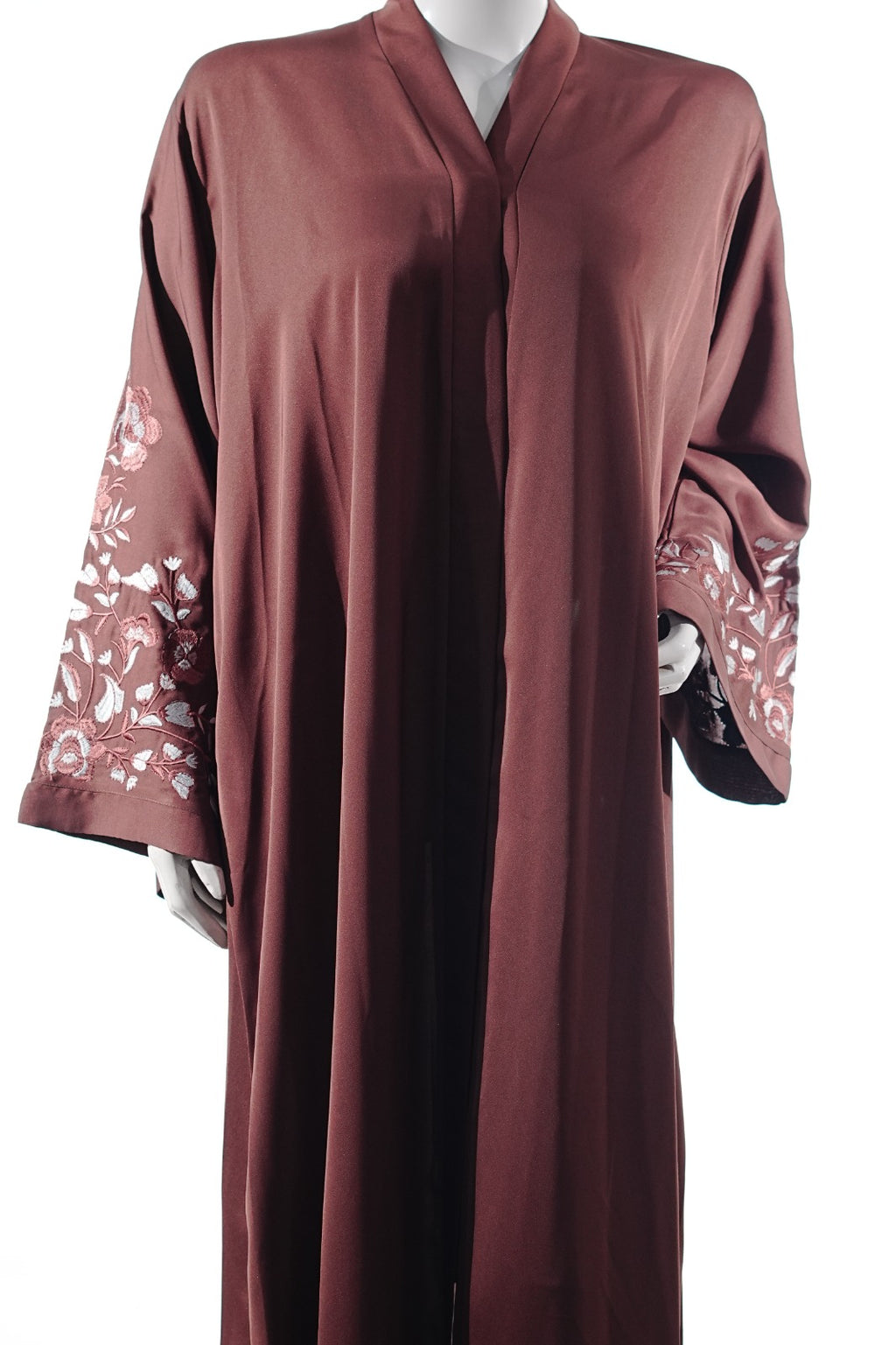 Niddah Fabric - Open Sleeves Col Rose EMB