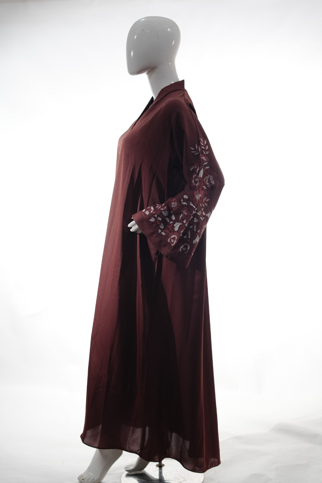 Niddah Fabric - Open Sleeves Col Rose EMB