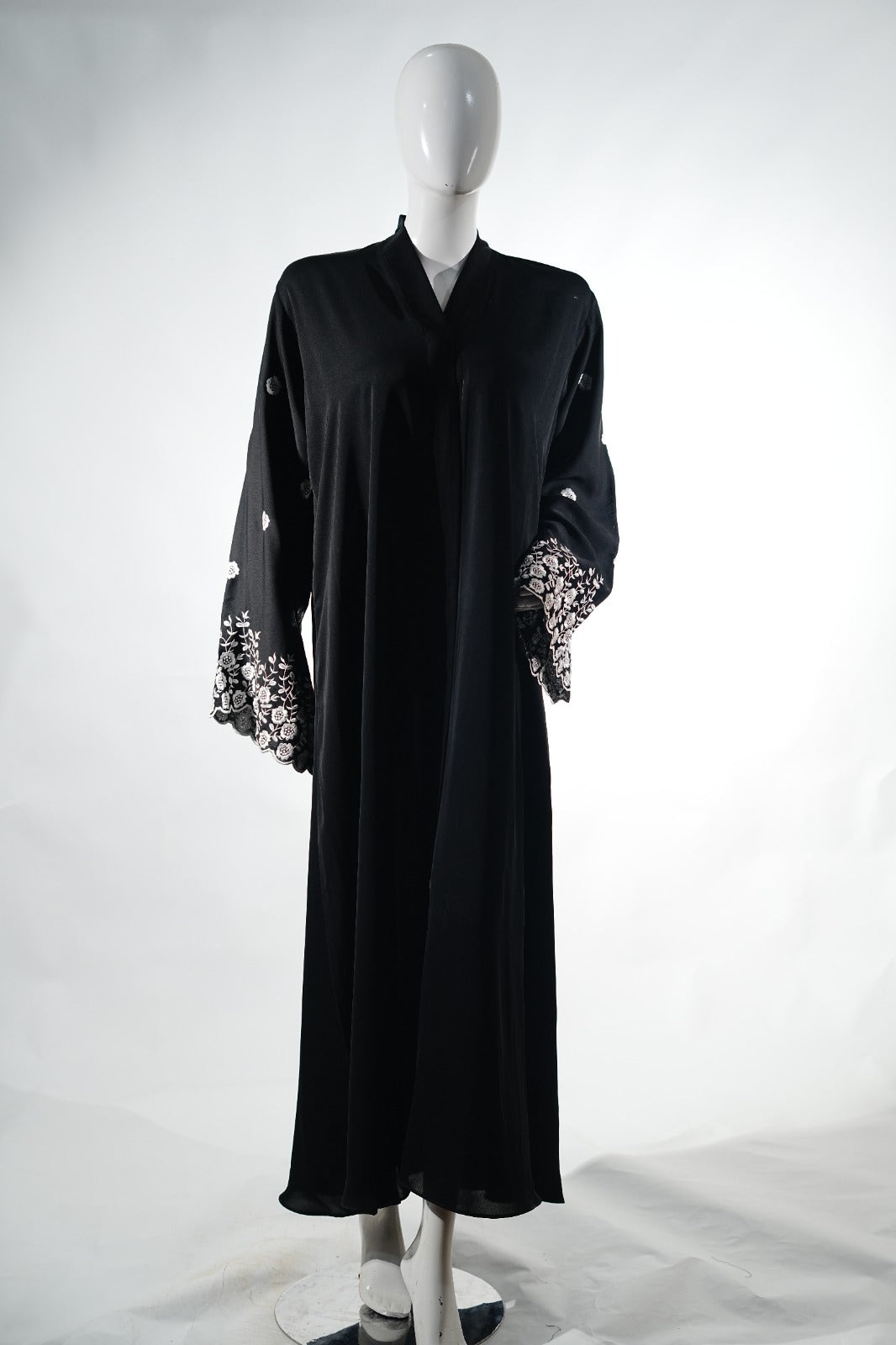 Niddah Fabric - Open Sleeves- WH EMB