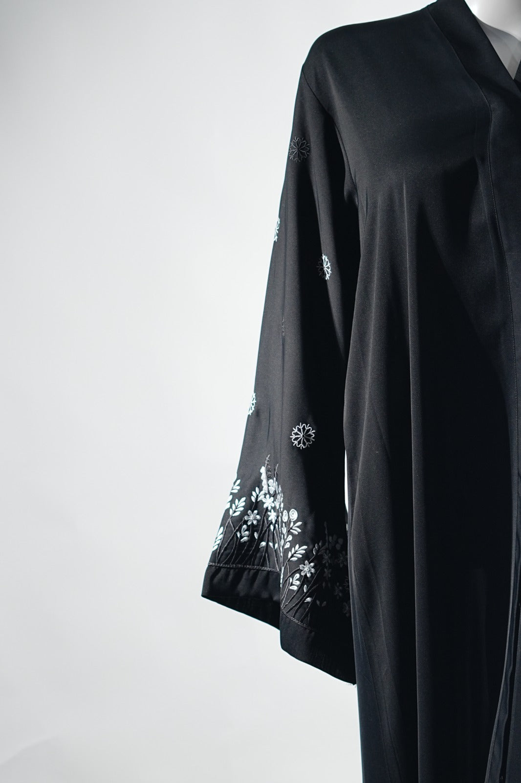 Niddah Fabric - Open Sleeves- WH EMB