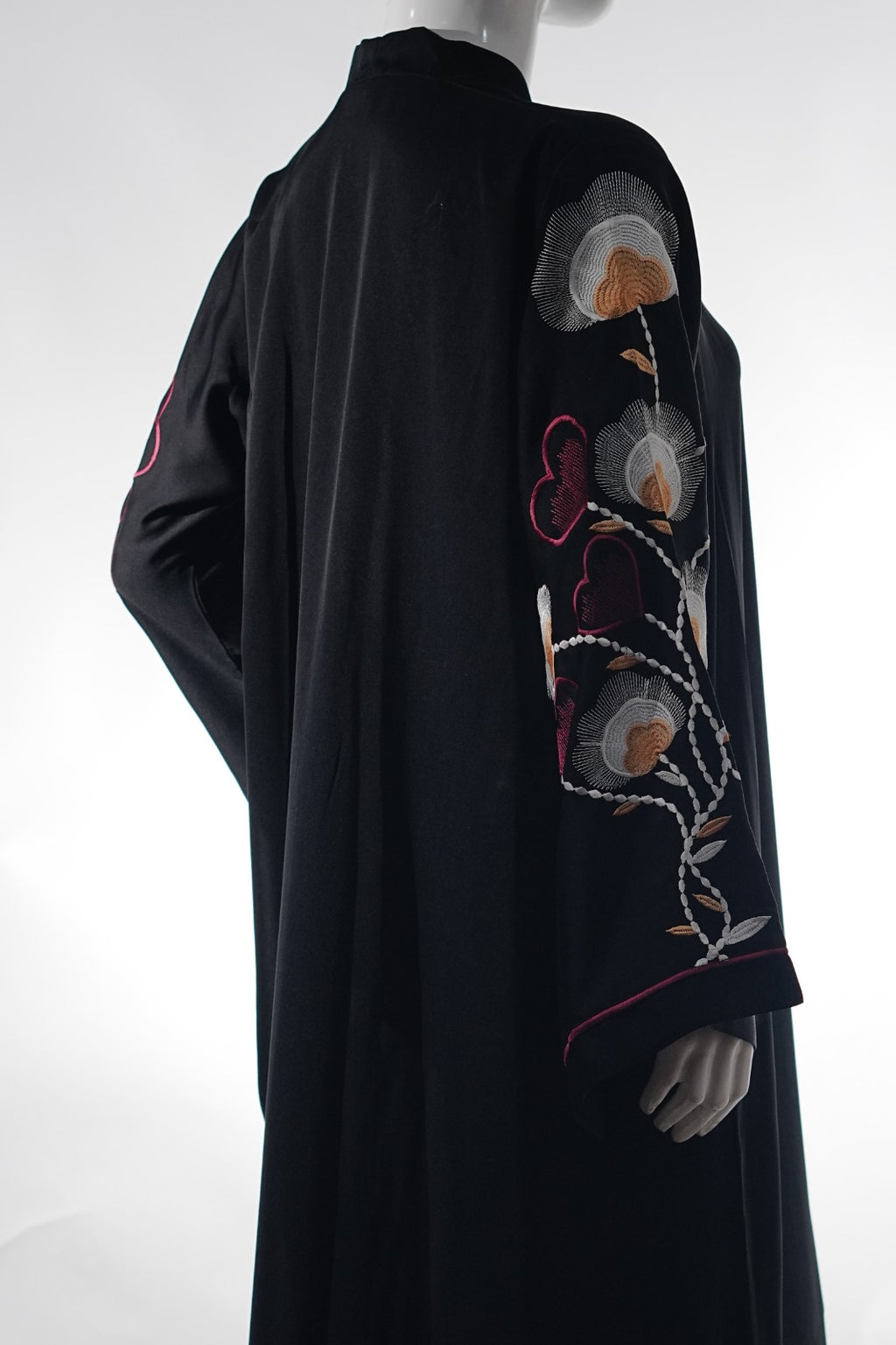 Niddah Fabric - Black Multi EMB