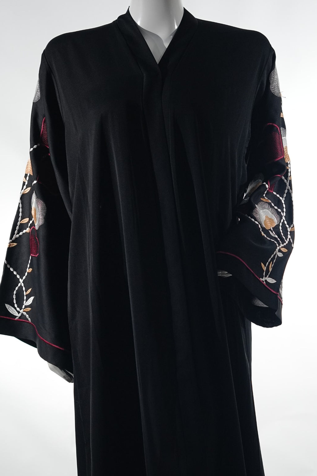 Niddah Fabric - Black Multi EMB