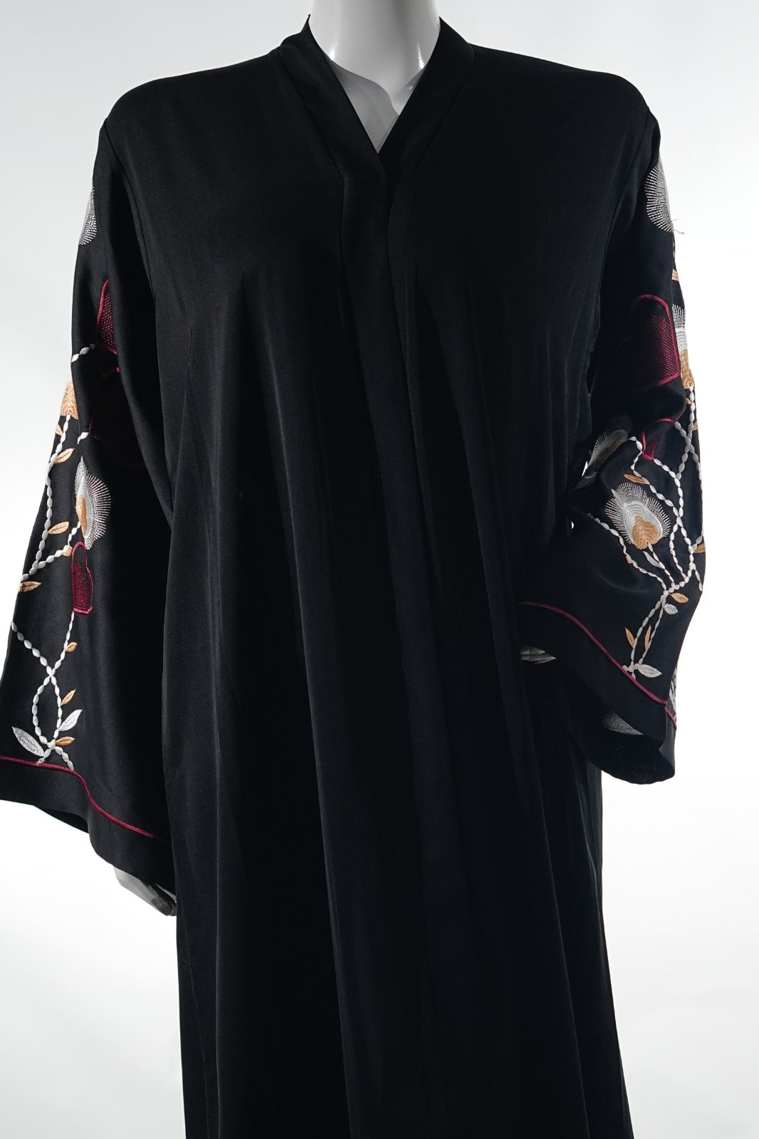 Niddah Fabric - Black Multi EMB