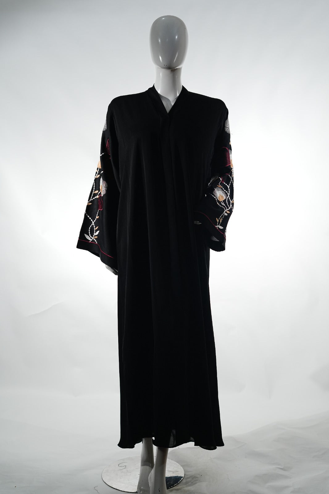 Niddah Fabric - Black Multi EMB