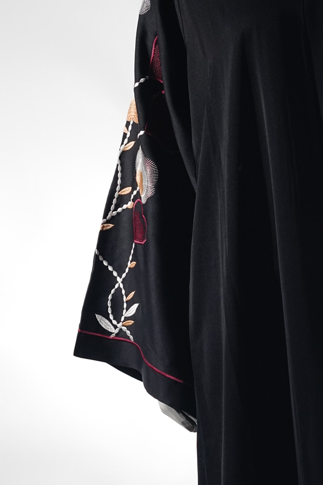 Niddah Fabric - Black Multi EMB