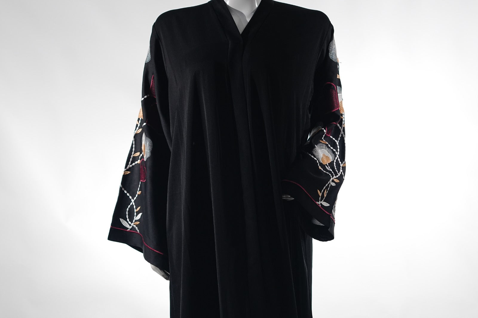Niddah Fabric - Black Multi EMB