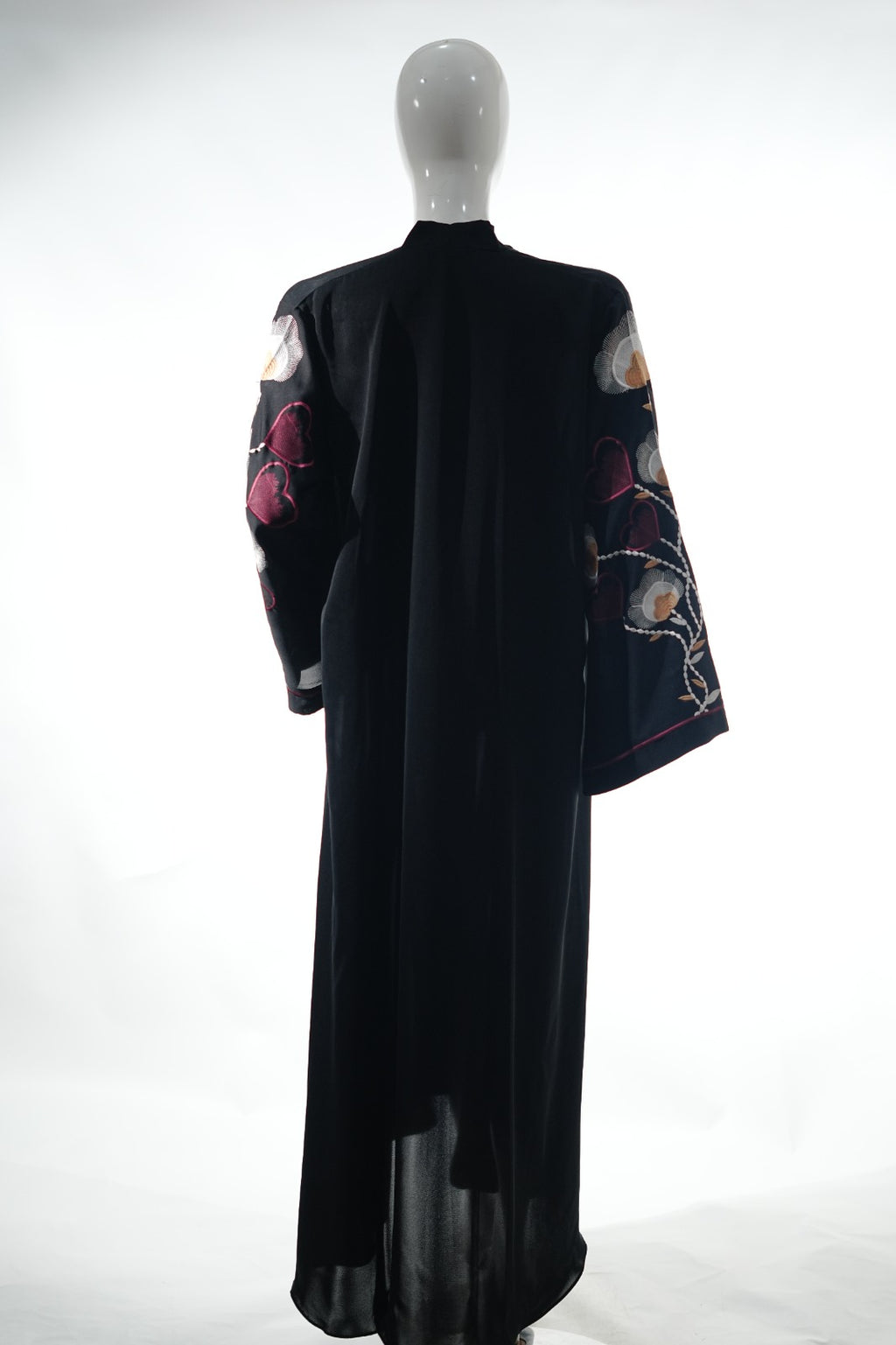 Niddah Fabric - Black Multi EMB