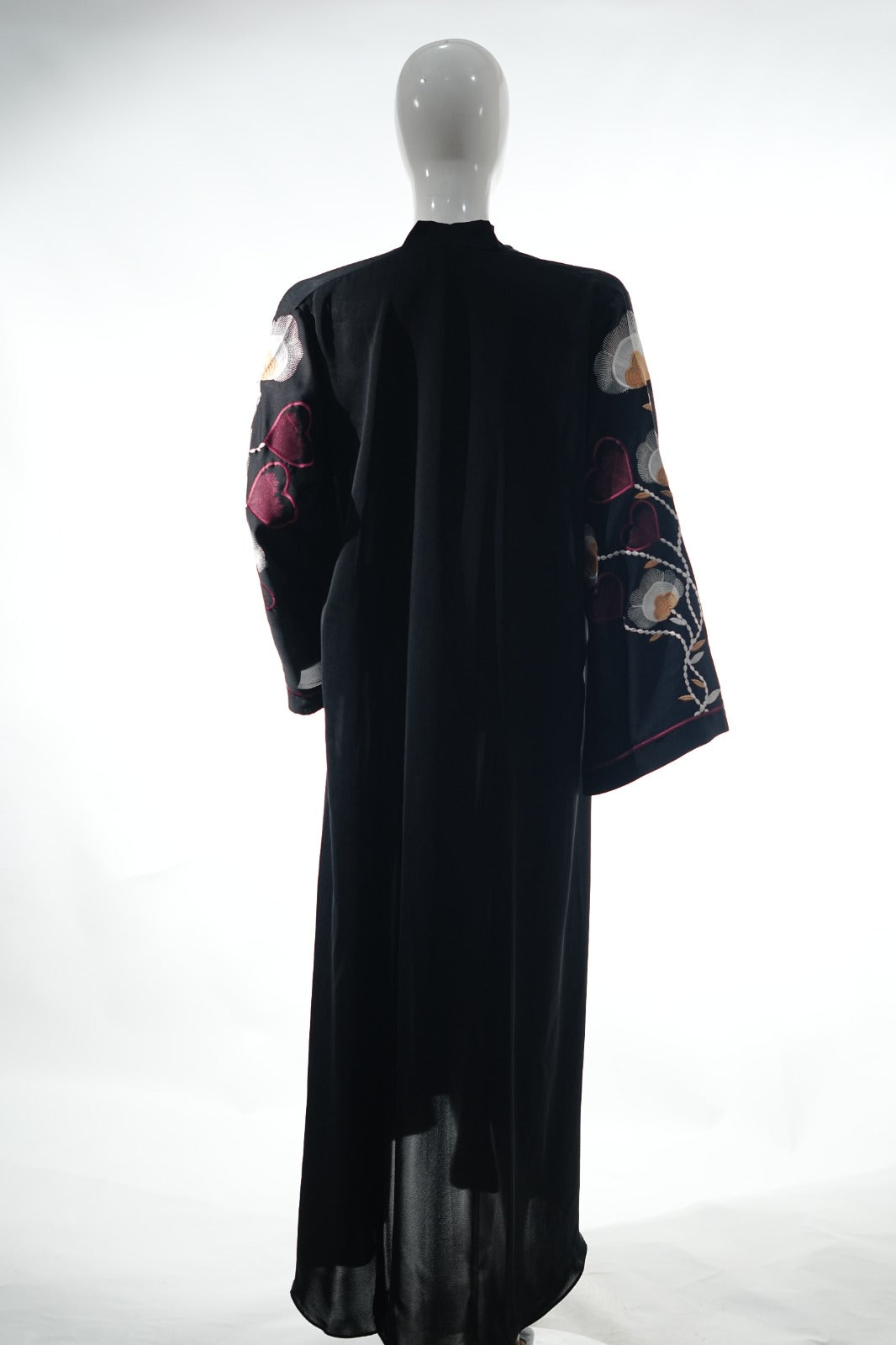Niddah Fabric - Black Multi EMB