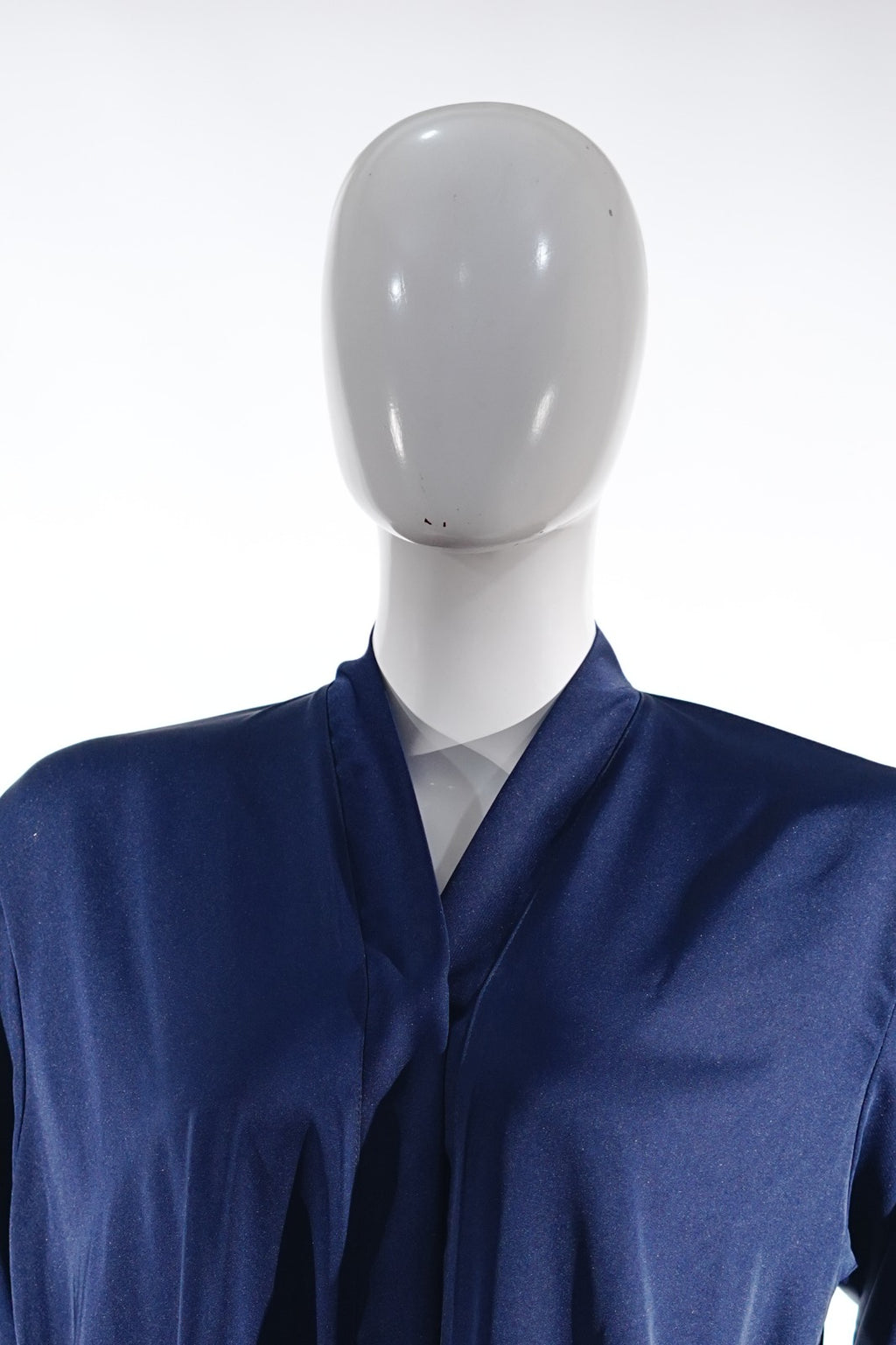 Niddah Fabric - White EMB - Color BLUE