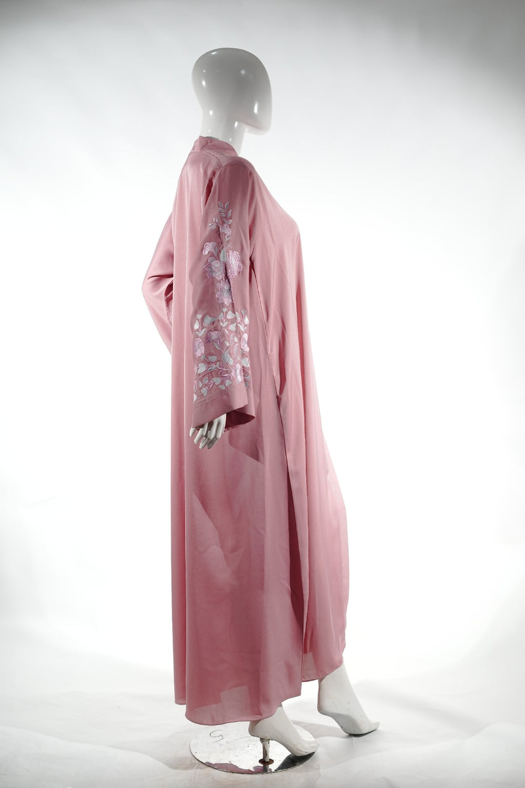 Niddah Fabric - Color PINK - White EMB