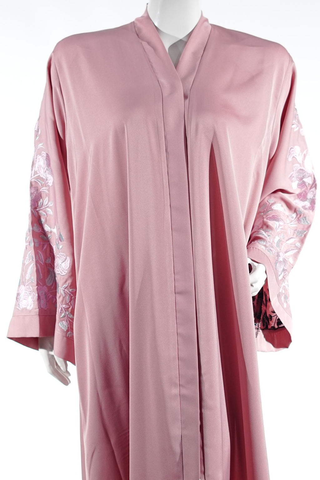 Niddah Fabric - Color PINK - White EMB