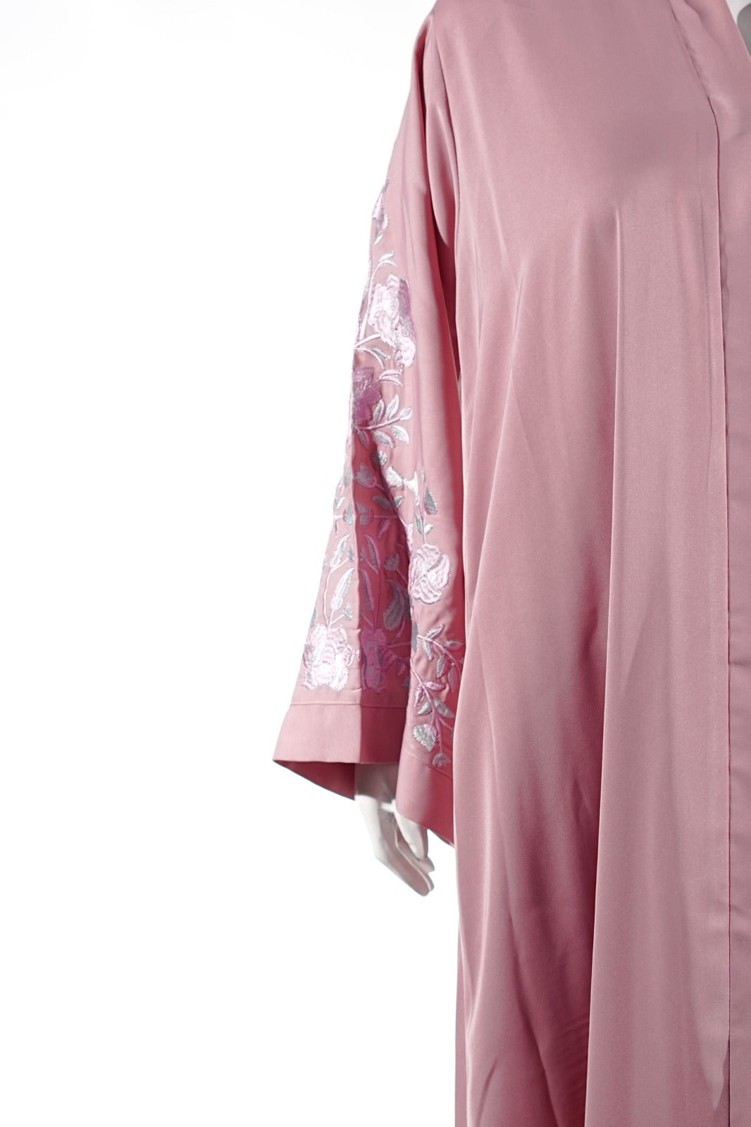 Niddah Fabric - Color PINK - White EMB